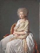 Jacques-Louis David Portrait of Anne Marie Louise Thelusson, oil painting on canvas